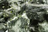 Lustrous Epidote Crystals with Actinolite - Pakistan #374651-1